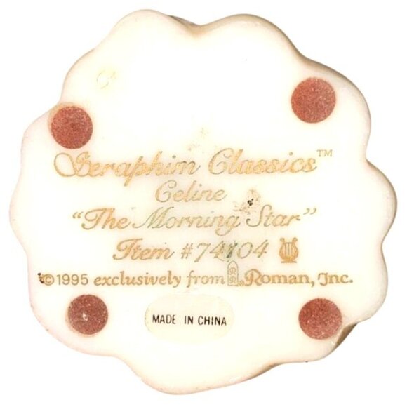 Vintage Seraphim Classics Celine Angel Figure 74104 The Morning Star 1995 Roman - Picture 3 of 6